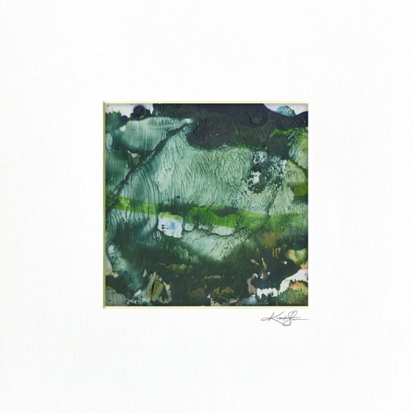 Encaustic Painting, Abstract Kathy Morton Stanion - Encaustic Abstract 58 - Picture 1 of 4